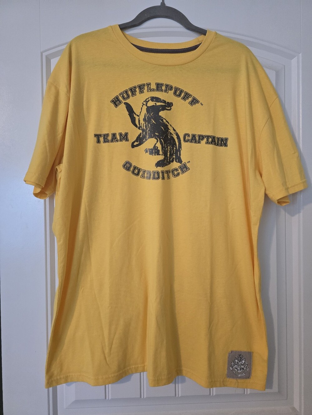 Hufflepuff Team Captain Yellow Quidditch T-Shirt - Harry Potter
